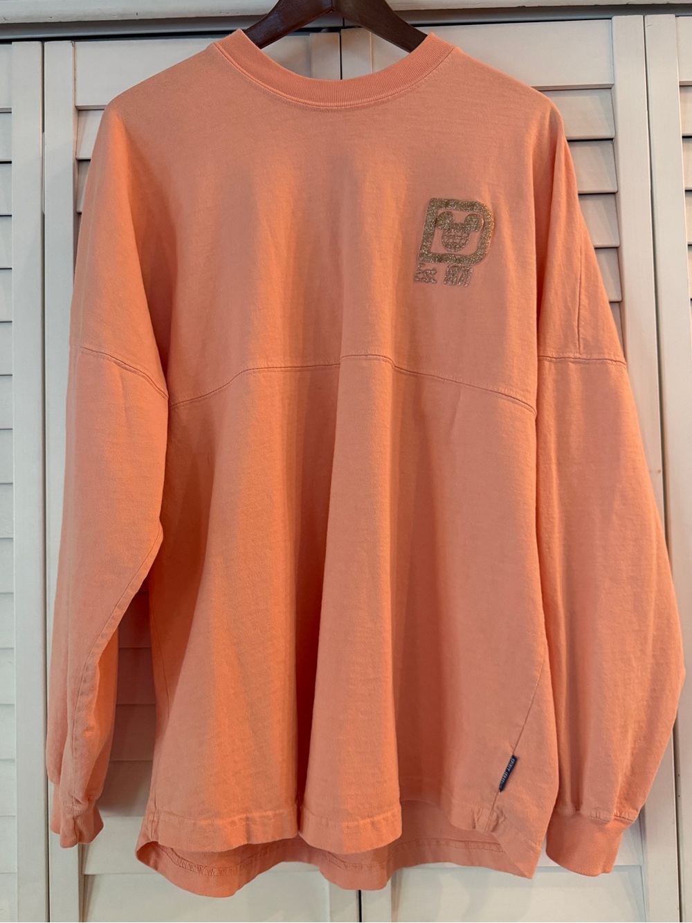 Disney Parks Walt Disney World Peach/Rose Gold Spirit Jersey - Size M